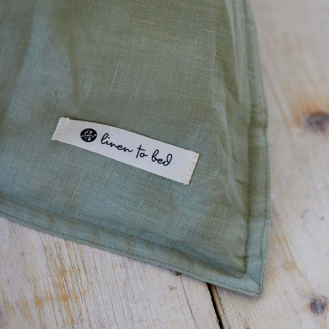 Sage, Duvet Cover, 100% French Flax Linen