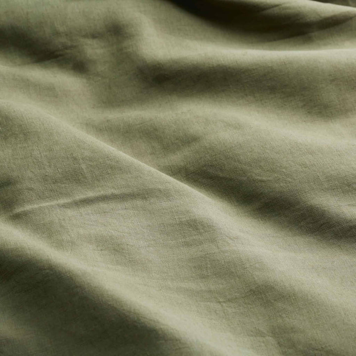 Olive, Duvet Cover Set, 100% French Flax Linen